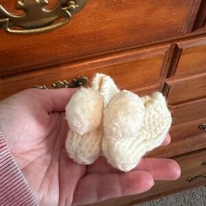 Baby booties baby slippers vintage